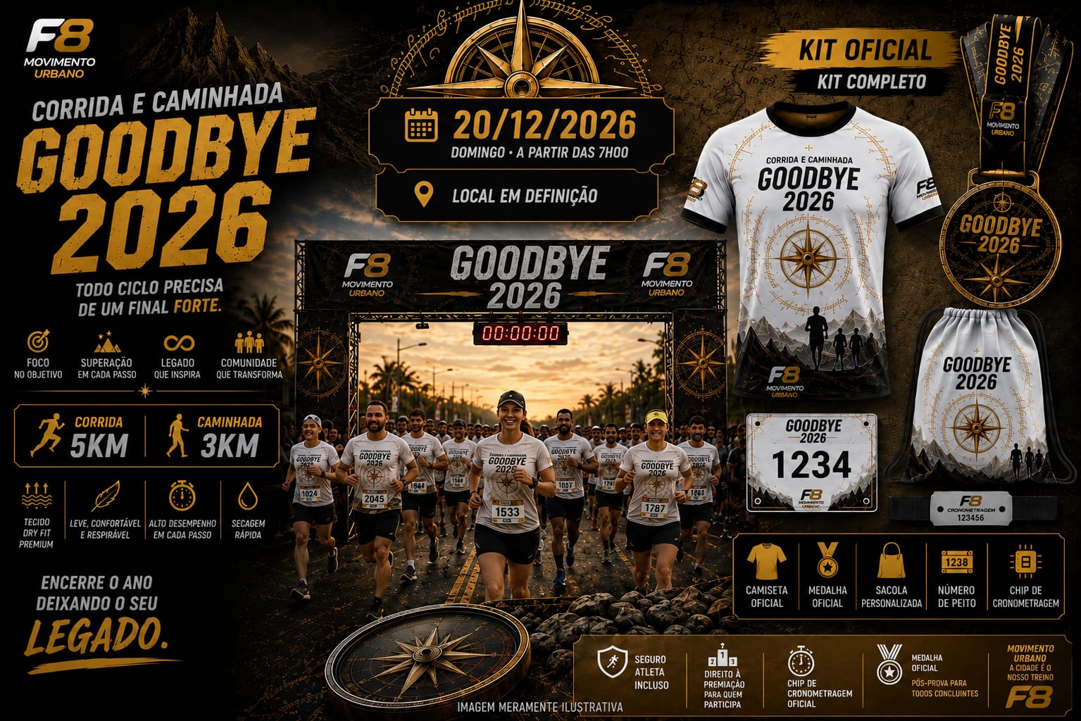 Corrida e Caminhada Goodbye 2026